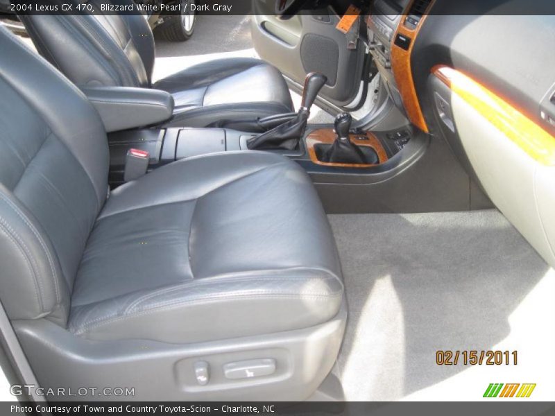 Blizzard White Pearl / Dark Gray 2004 Lexus GX 470