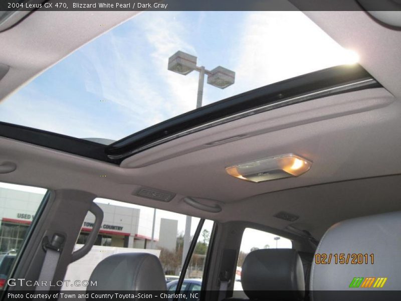 Blizzard White Pearl / Dark Gray 2004 Lexus GX 470