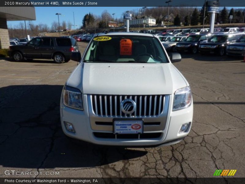 White Suede / Stone 2010 Mercury Mariner I4 4WD