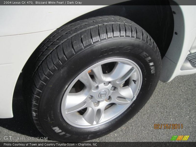 Blizzard White Pearl / Dark Gray 2004 Lexus GX 470