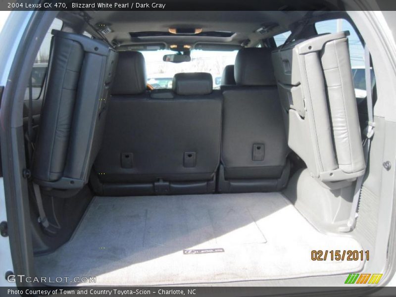 Blizzard White Pearl / Dark Gray 2004 Lexus GX 470