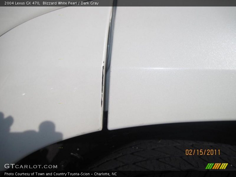 Blizzard White Pearl / Dark Gray 2004 Lexus GX 470