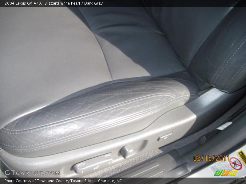 Blizzard White Pearl / Dark Gray 2004 Lexus GX 470