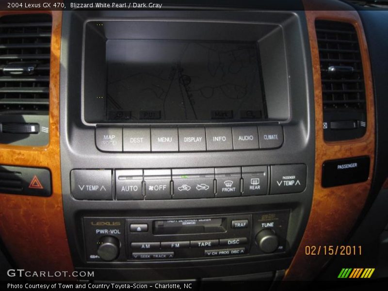 Blizzard White Pearl / Dark Gray 2004 Lexus GX 470