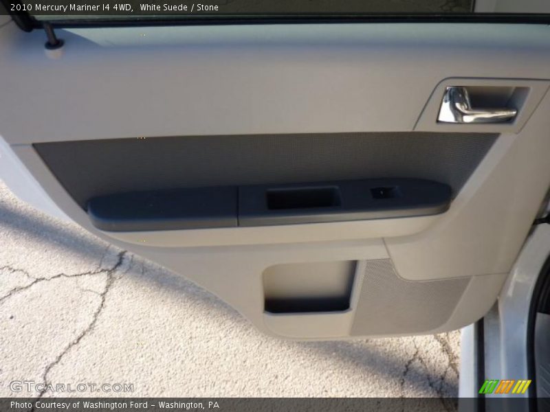 White Suede / Stone 2010 Mercury Mariner I4 4WD