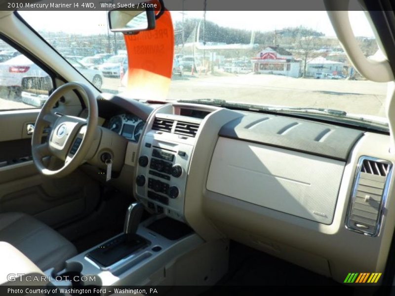 White Suede / Stone 2010 Mercury Mariner I4 4WD
