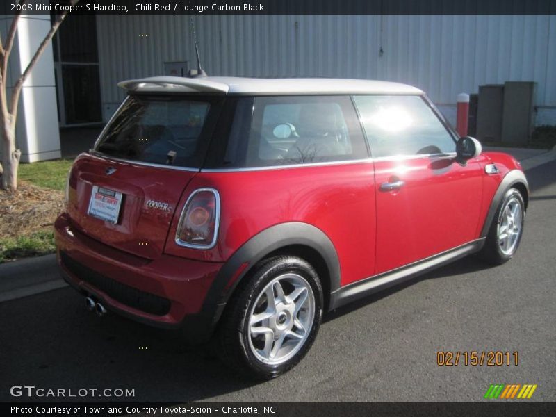 Chili Red / Lounge Carbon Black 2008 Mini Cooper S Hardtop