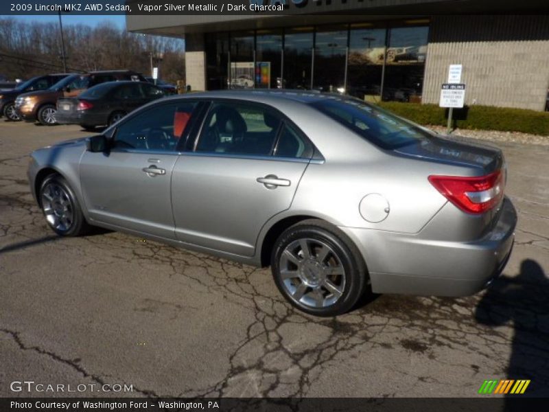 Vapor Silver Metallic / Dark Charcoal 2009 Lincoln MKZ AWD Sedan