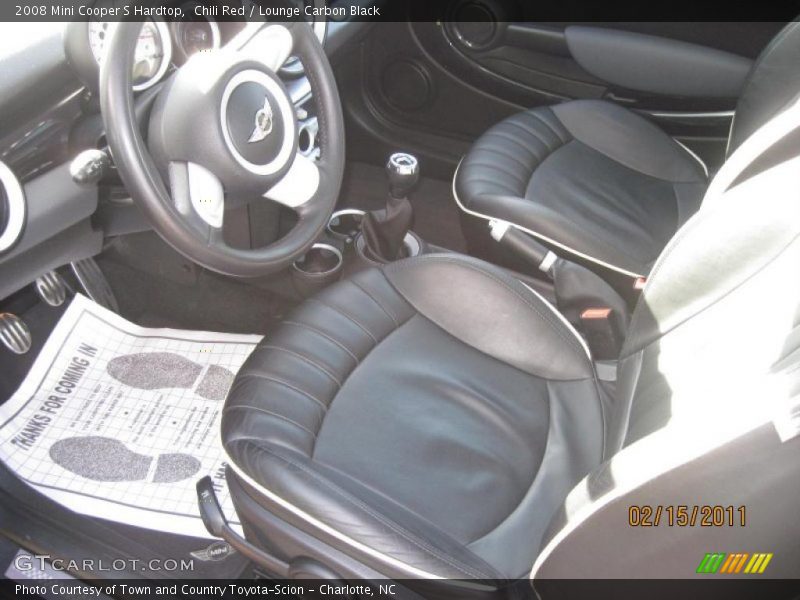 Chili Red / Lounge Carbon Black 2008 Mini Cooper S Hardtop