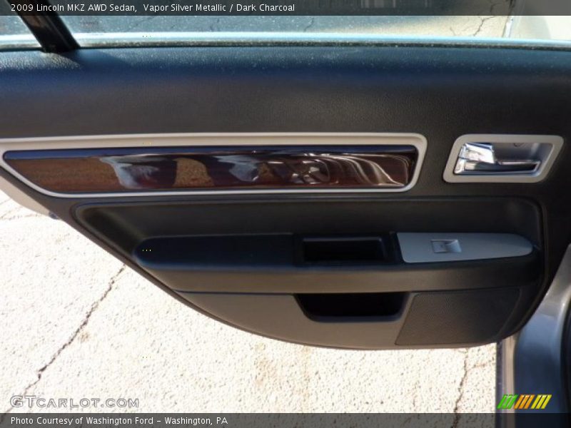 Vapor Silver Metallic / Dark Charcoal 2009 Lincoln MKZ AWD Sedan