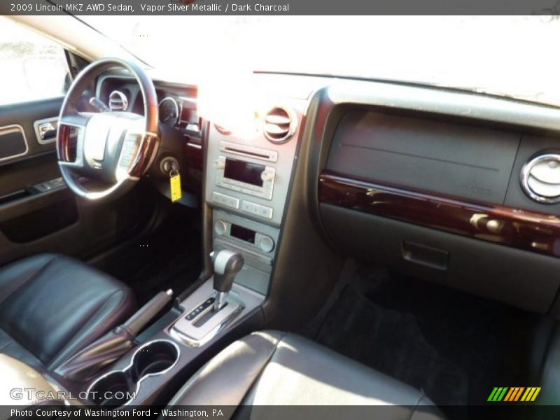 Vapor Silver Metallic / Dark Charcoal 2009 Lincoln MKZ AWD Sedan