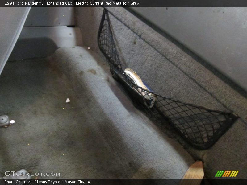 Electric Current Red Metallic / Grey 1991 Ford Ranger XLT Extended Cab