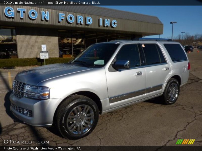 Ingot Silver Metallic / Charcoal Black 2010 Lincoln Navigator 4x4