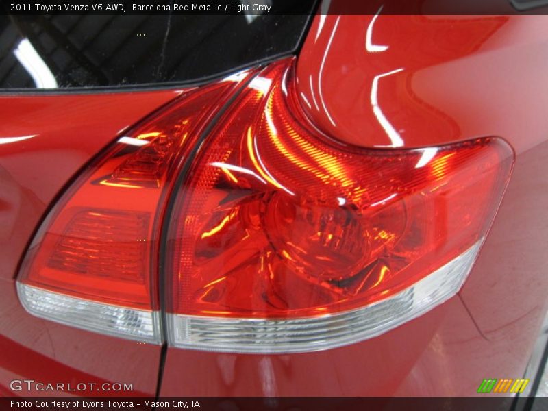 Barcelona Red Metallic / Light Gray 2011 Toyota Venza V6 AWD