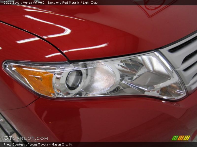 Barcelona Red Metallic / Light Gray 2011 Toyota Venza V6 AWD