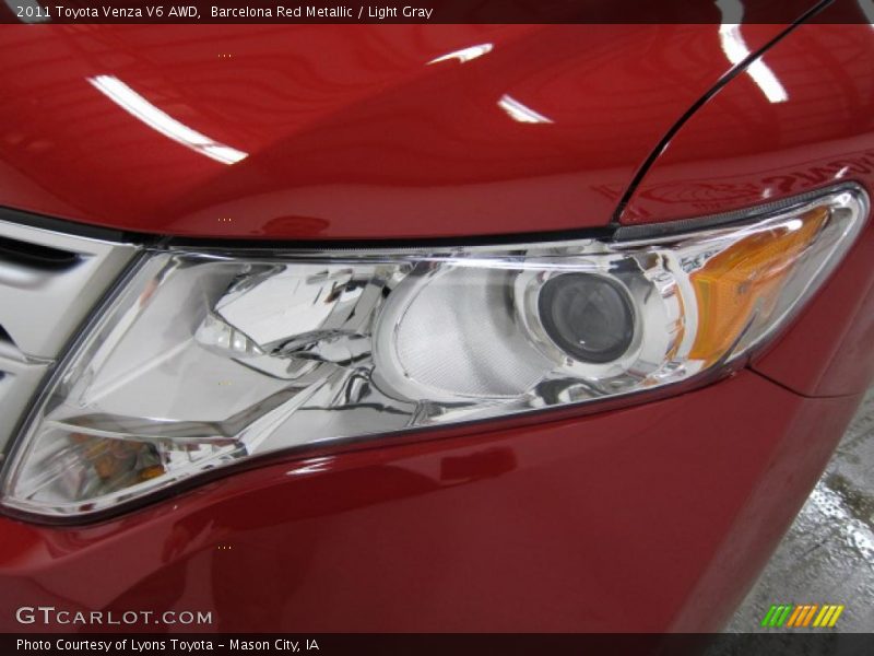 Barcelona Red Metallic / Light Gray 2011 Toyota Venza V6 AWD