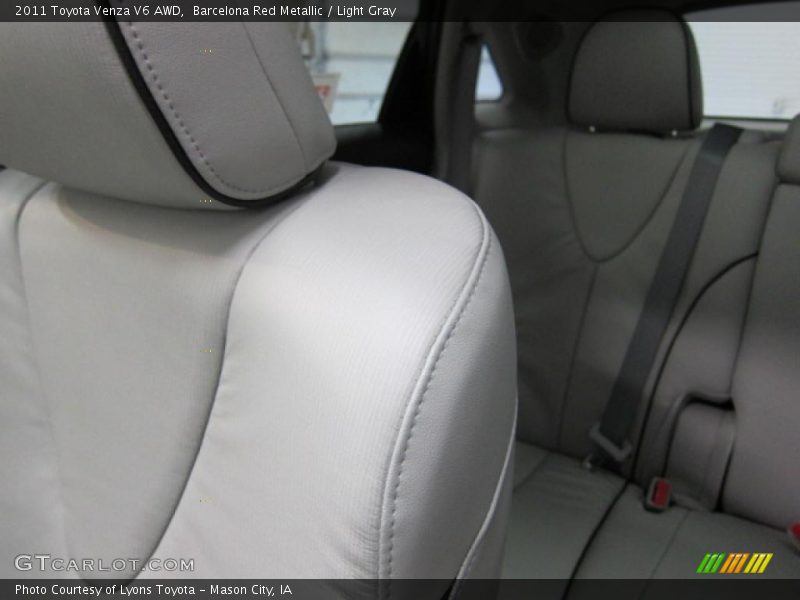 Barcelona Red Metallic / Light Gray 2011 Toyota Venza V6 AWD
