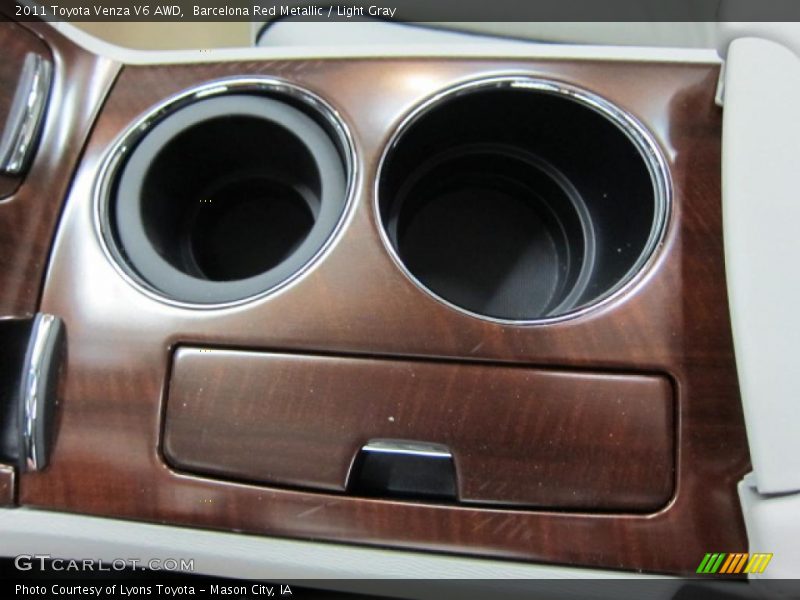Barcelona Red Metallic / Light Gray 2011 Toyota Venza V6 AWD
