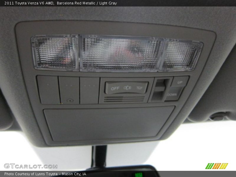 Barcelona Red Metallic / Light Gray 2011 Toyota Venza V6 AWD