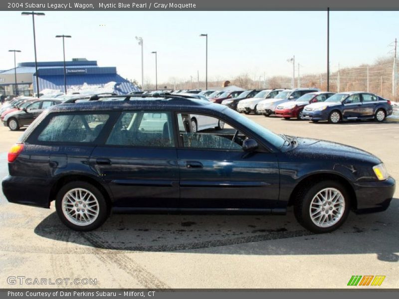 Mystic Blue Pearl / Gray Moquette 2004 Subaru Legacy L Wagon