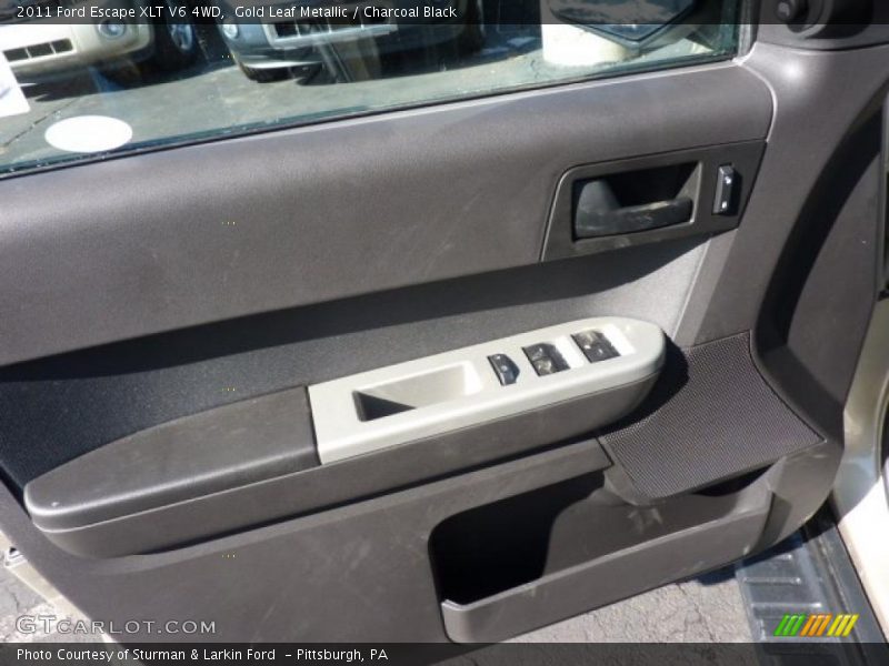 Gold Leaf Metallic / Charcoal Black 2011 Ford Escape XLT V6 4WD