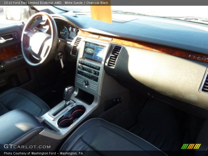 White Suede / Charcoal Black 2010 Ford Flex Limited EcoBoost AWD