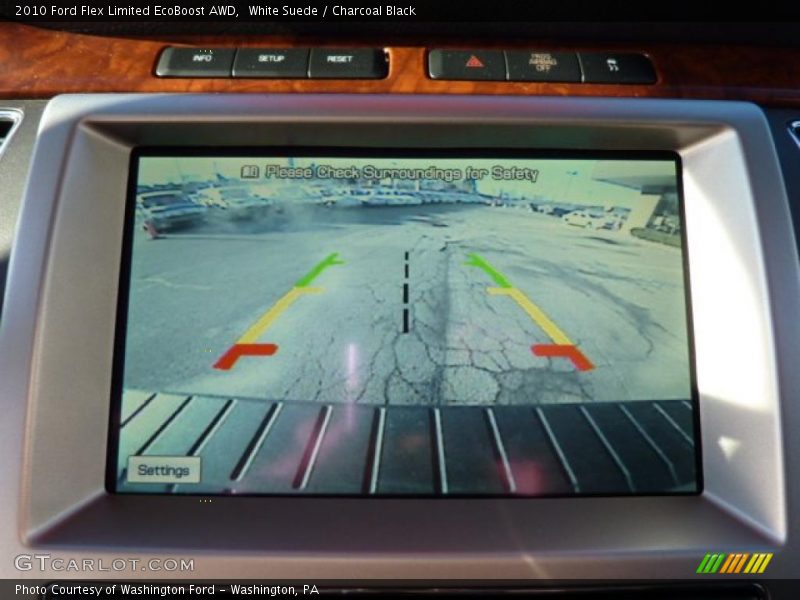 White Suede / Charcoal Black 2010 Ford Flex Limited EcoBoost AWD