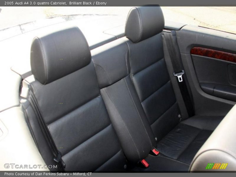 Brilliant Black / Ebony 2005 Audi A4 3.0 quattro Cabriolet