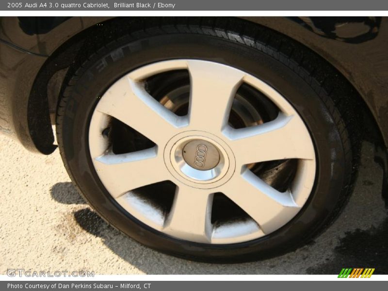 Brilliant Black / Ebony 2005 Audi A4 3.0 quattro Cabriolet