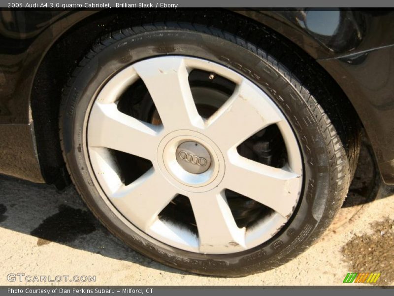 Brilliant Black / Ebony 2005 Audi A4 3.0 quattro Cabriolet