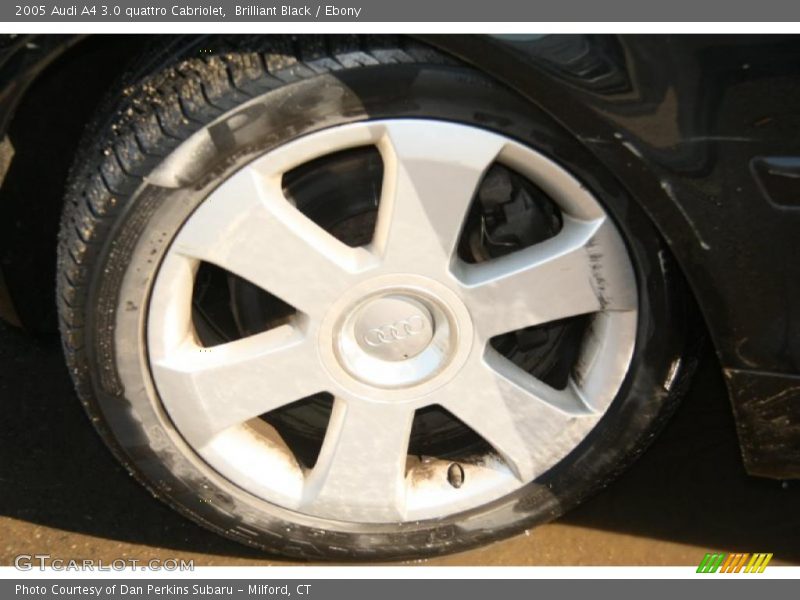 Brilliant Black / Ebony 2005 Audi A4 3.0 quattro Cabriolet