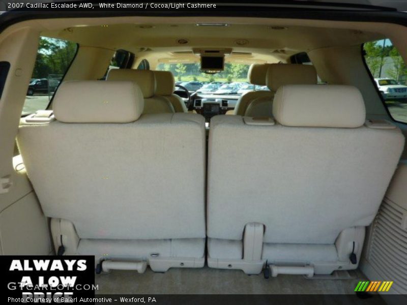 White Diamond / Cocoa/Light Cashmere 2007 Cadillac Escalade AWD