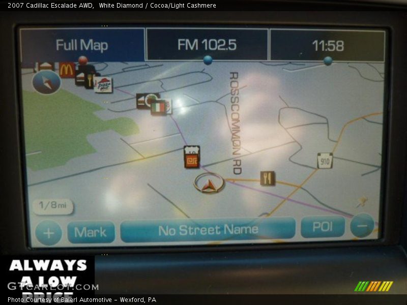 White Diamond / Cocoa/Light Cashmere 2007 Cadillac Escalade AWD
