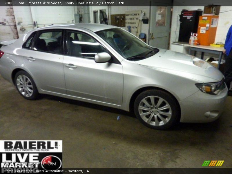 Spark Silver Metallic / Carbon Black 2008 Subaru Impreza WRX Sedan