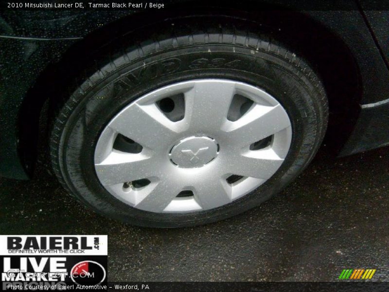 Tarmac Black Pearl / Beige 2010 Mitsubishi Lancer DE