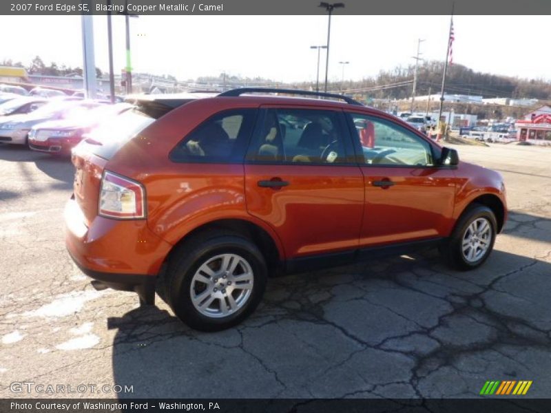 Blazing Copper Metallic / Camel 2007 Ford Edge SE