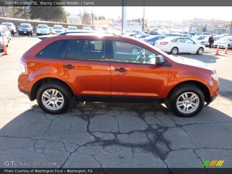 Blazing Copper Metallic / Camel 2007 Ford Edge SE