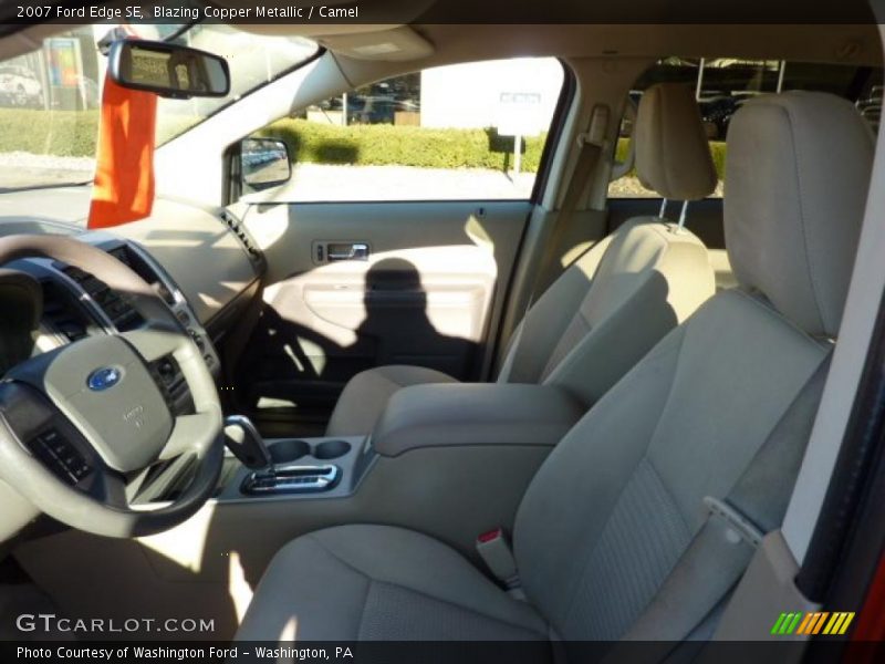 Blazing Copper Metallic / Camel 2007 Ford Edge SE