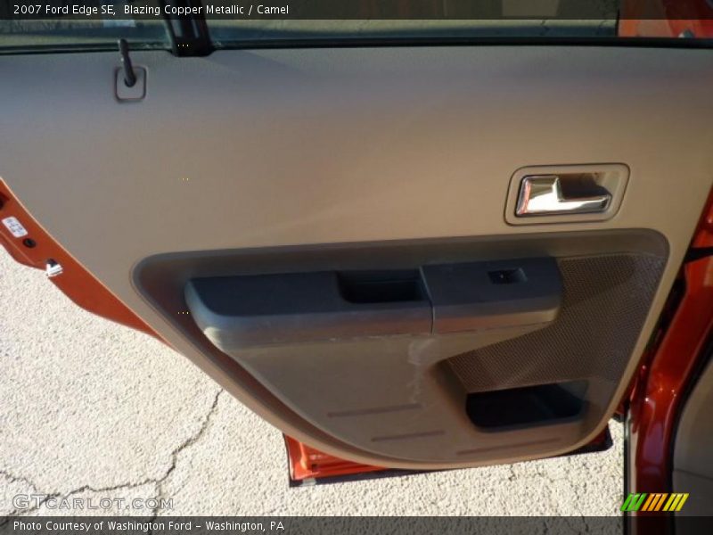 Blazing Copper Metallic / Camel 2007 Ford Edge SE
