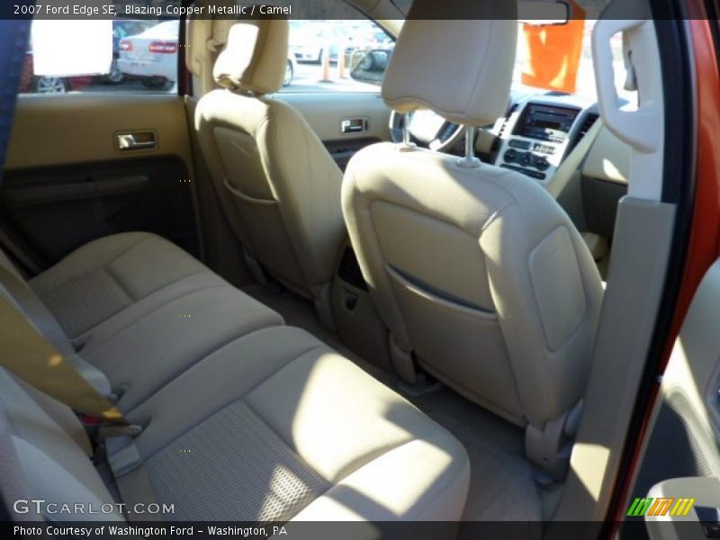 Blazing Copper Metallic / Camel 2007 Ford Edge SE