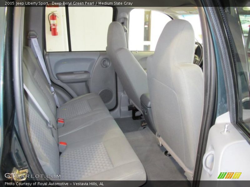 Deep Beryl Green Pearl / Medium Slate Gray 2005 Jeep Liberty Sport