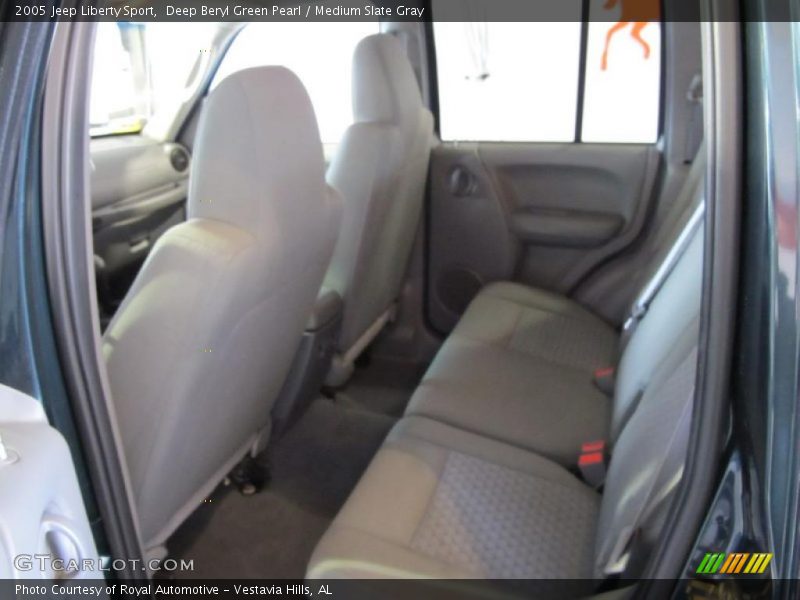 Deep Beryl Green Pearl / Medium Slate Gray 2005 Jeep Liberty Sport