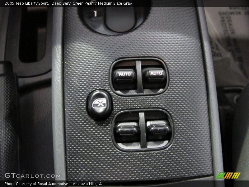 Deep Beryl Green Pearl / Medium Slate Gray 2005 Jeep Liberty Sport