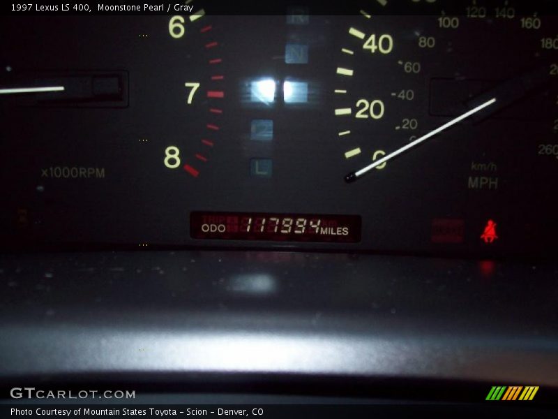 Moonstone Pearl / Gray 1997 Lexus LS 400