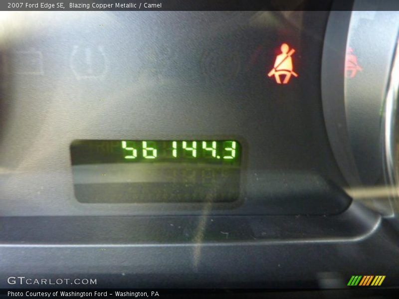 Blazing Copper Metallic / Camel 2007 Ford Edge SE