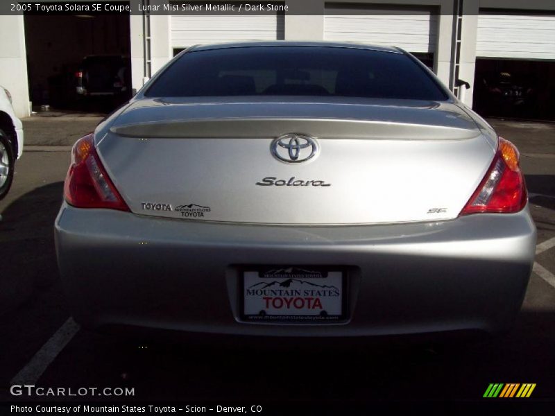Lunar Mist Silver Metallic / Dark Stone 2005 Toyota Solara SE Coupe