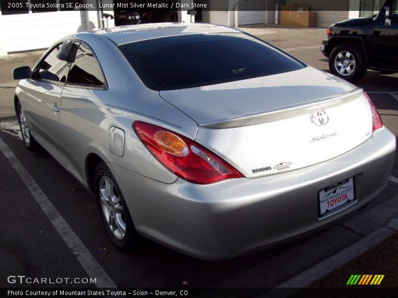 Lunar Mist Silver Metallic / Dark Stone 2005 Toyota Solara SE Coupe
