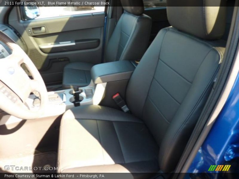 Blue Flame Metallic / Charcoal Black 2011 Ford Escape XLT