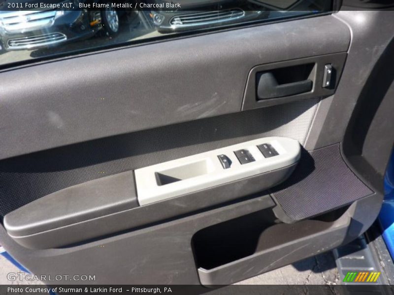 Blue Flame Metallic / Charcoal Black 2011 Ford Escape XLT