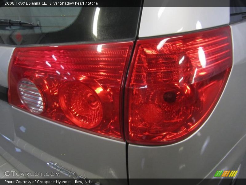 Silver Shadow Pearl / Stone 2008 Toyota Sienna CE